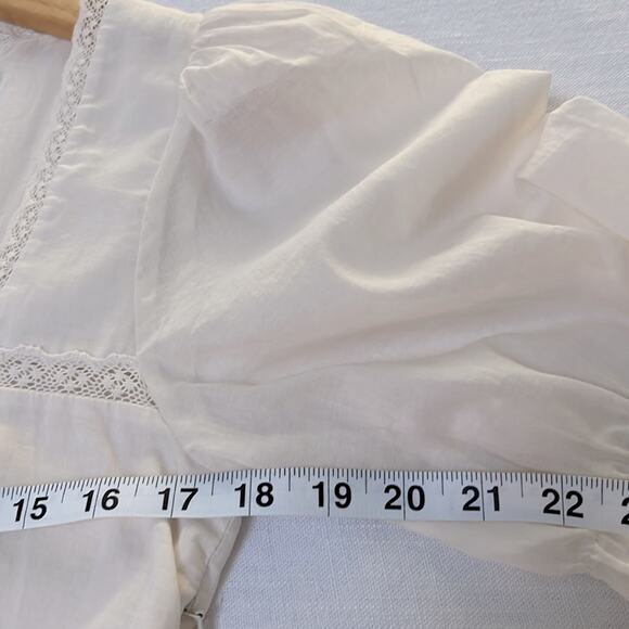 Reformation Bekkah Dress in Cream NWT Size M - Picture 5 of 7